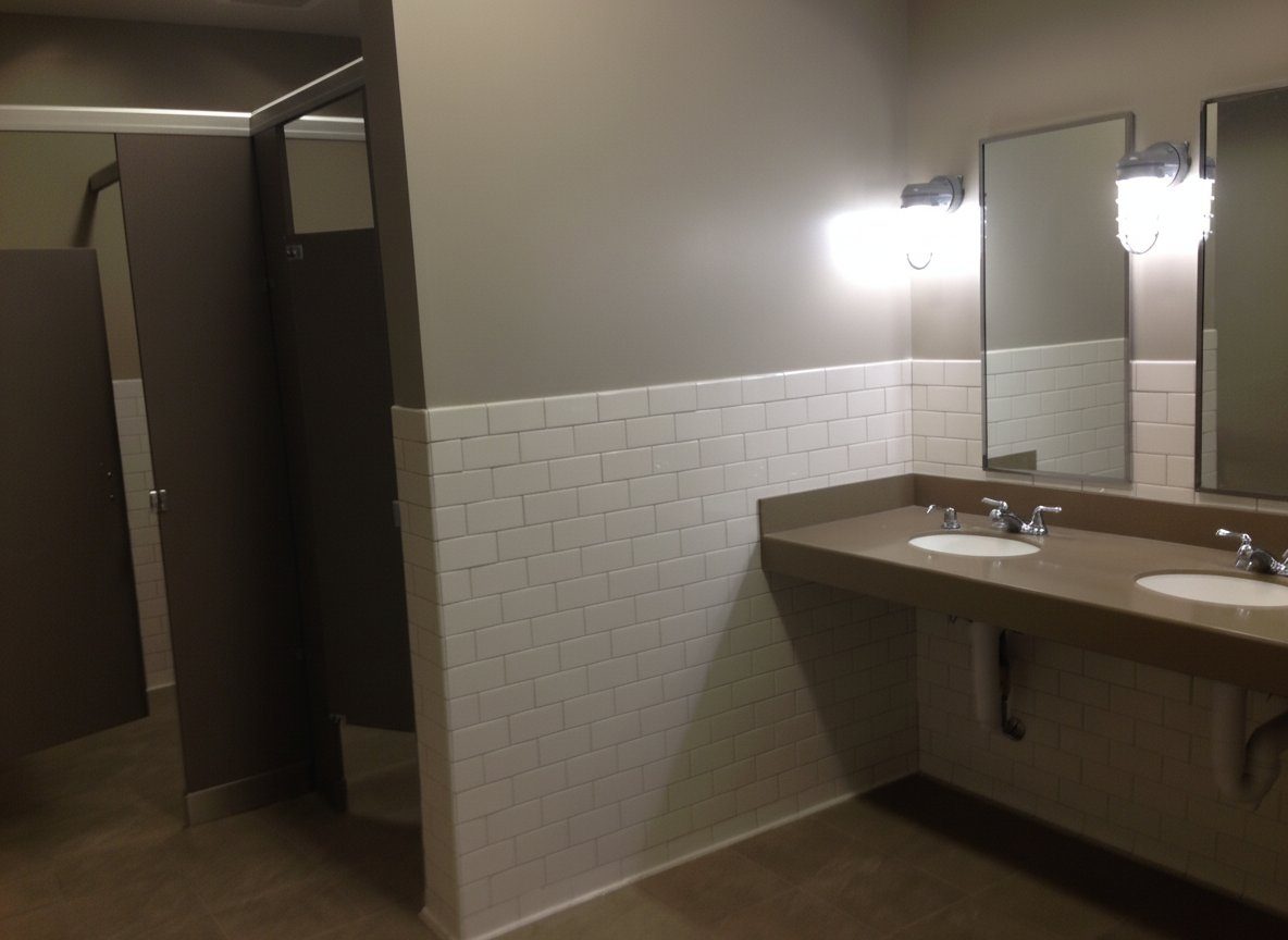 DSW framing and partition work, Ithaca, NY